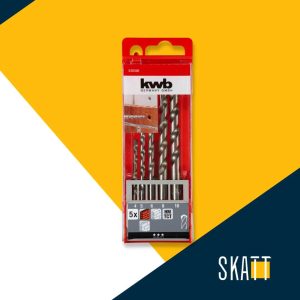 KWB Set svrdla za kamen i beton 4-10 mm