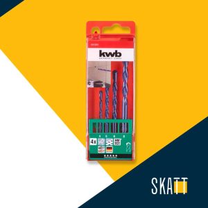 KWB Set svrdla za keramiku, 4-8 mm