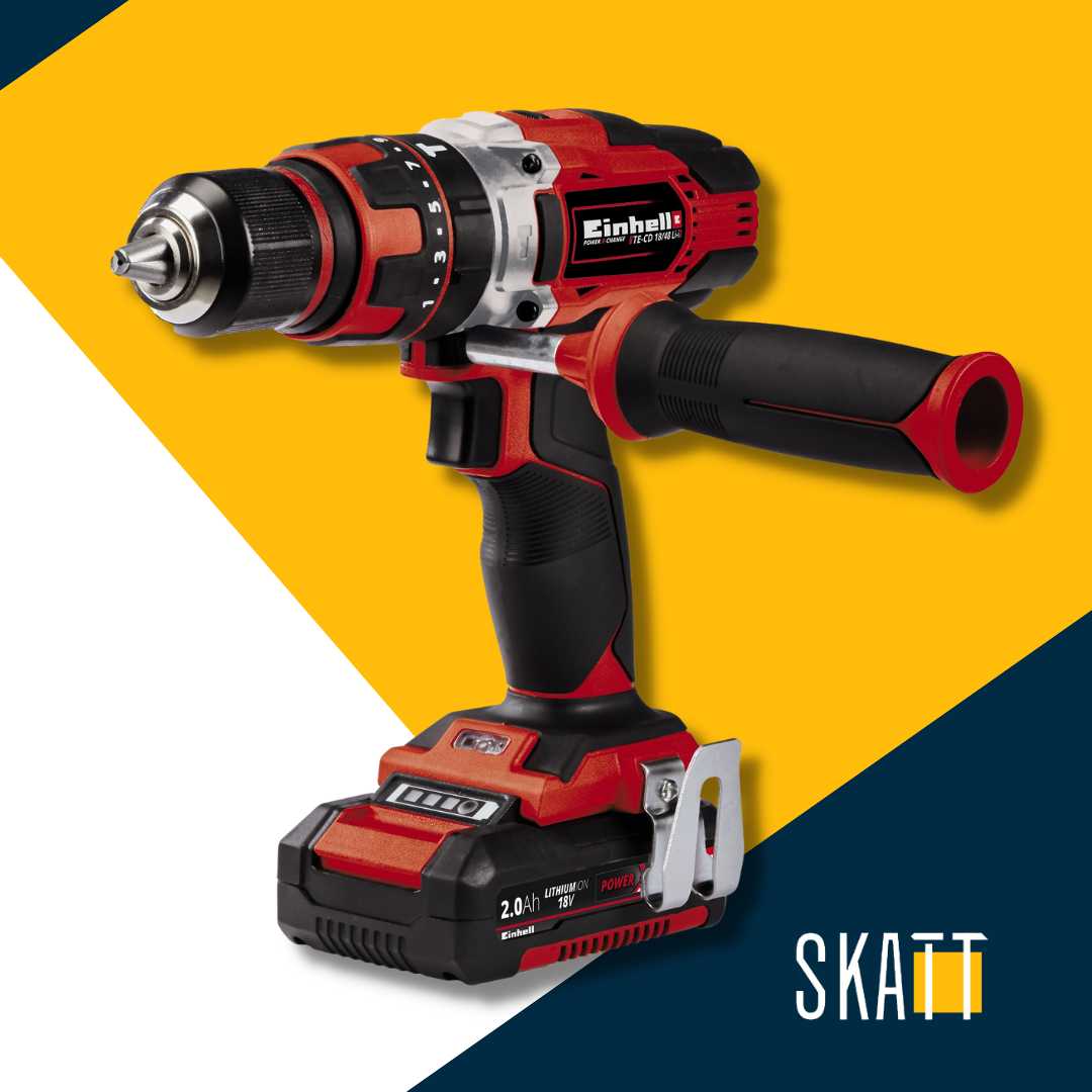 TE CD 1848 akumulatorska udarna bušilica u setu