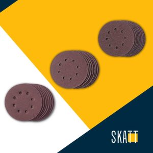 Set brusnih papira granulacija 60, 120, 180 promjer 125 mm