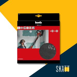 Set brusnog papira 225 mm, 5 1, (G80x3, G120x2), za TC-DW 225