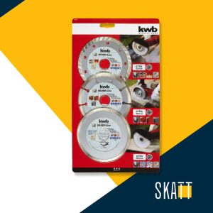 KWB Set dijamantnih reznih ploča 115 mm