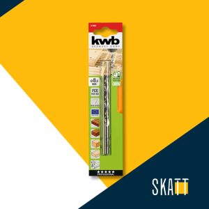 KWB svrdlo za tvrdo drvo, 8 mm, HSS