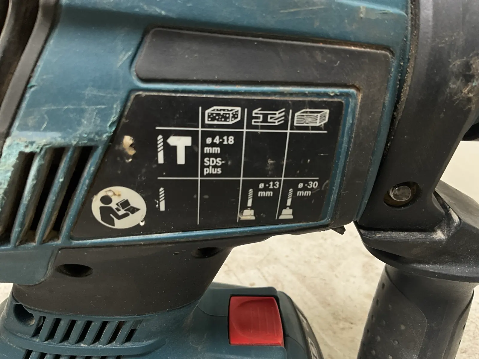 Bosch GBH 36V SDS-plus udarni čekić - Slika 8