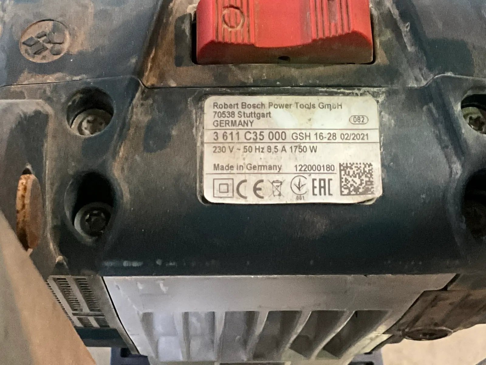 Bosch GSH 16 udarni čekić s kolicima - Slika 7