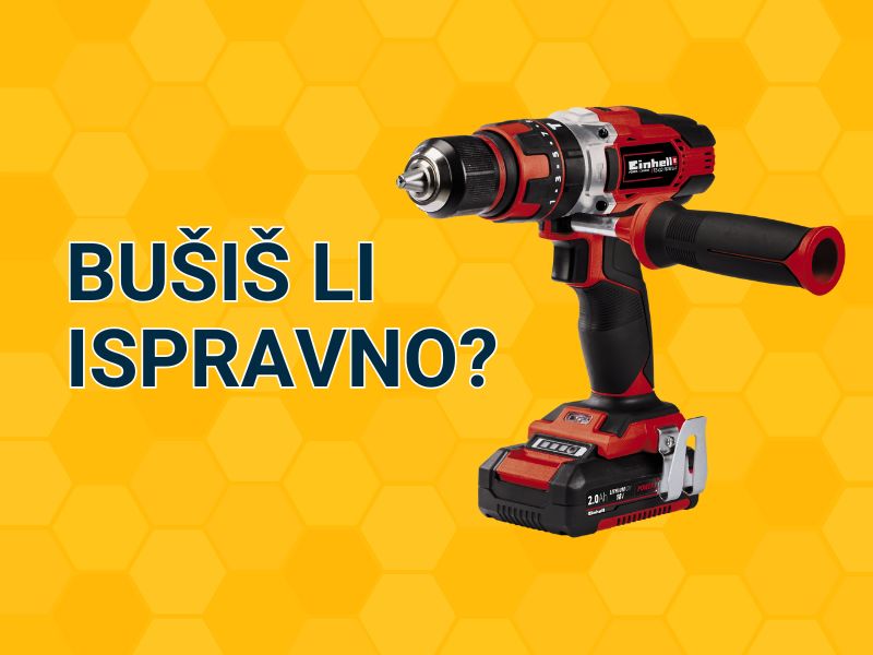 Pravilni koraci prilikom bušenja